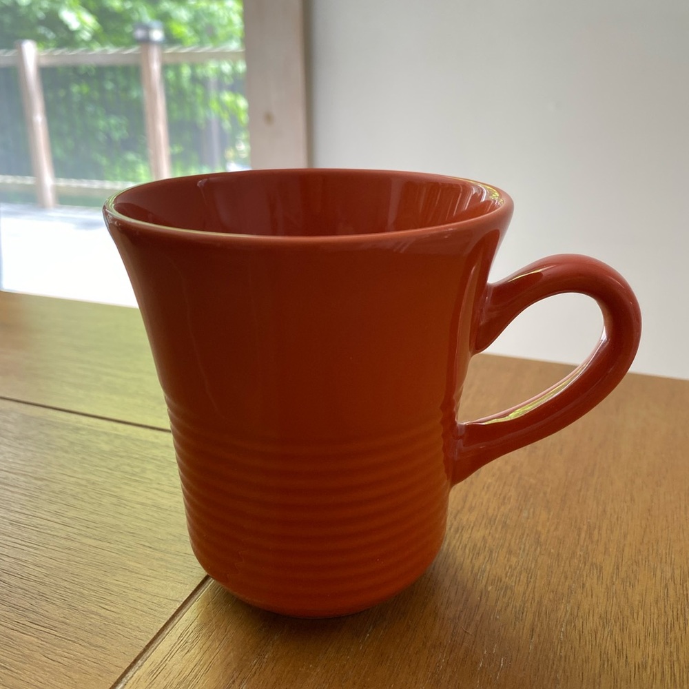 Thomson Pottery Coffee Mug / Cup Orange